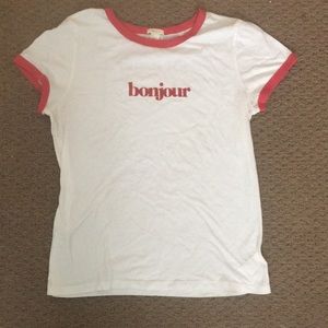 Forever 21 Bonjour Au Revoir Top